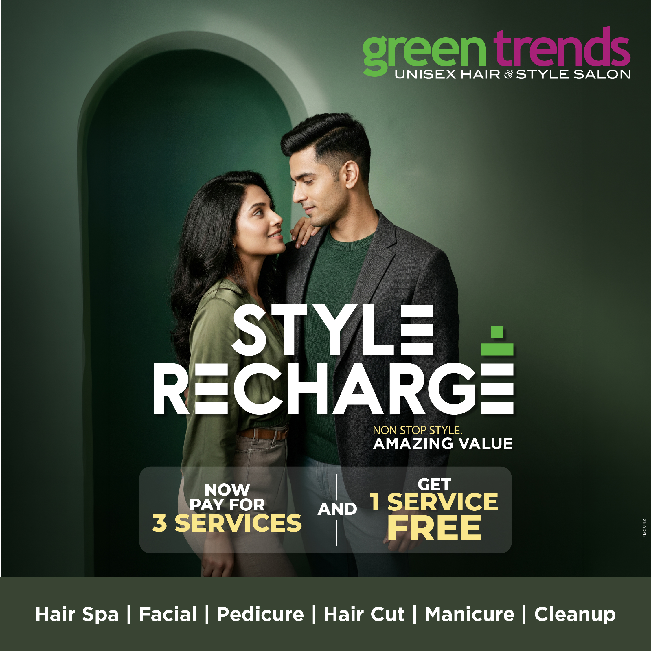 Green Trends Unisex Hair & Style Salon